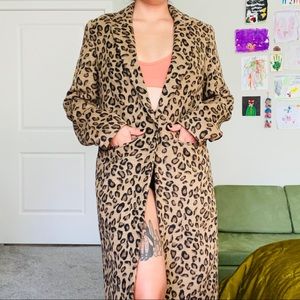 Kendall & kylie cheetah print coat